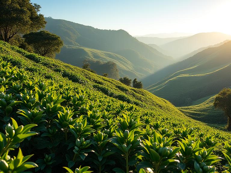 Sustainable coffee farming and direct trade practices